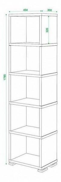 Стеллаж Домино СБ-15/5 в Североуральске - severouralsk.mebel24.online | фото 2