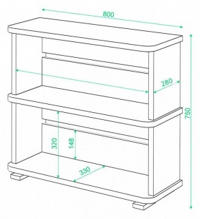 Стеллаж Домино СБ-25/2 в Североуральске - severouralsk.mebel24.online | фото 3