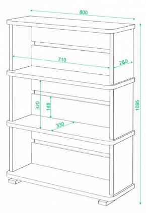 Стеллаж Домино СБ-25/3 в Североуральске - severouralsk.mebel24.online | фото 3