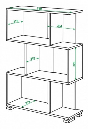 Стеллаж Домино СЛ-5-3 в Североуральске - severouralsk.mebel24.online | фото 2