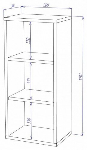 Стеллаж Домино СУ(ш1в1) в Североуральске - severouralsk.mebel24.online | фото 2