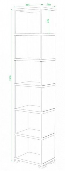 Стеллаж-колонка СБ-15/6 в Североуральске - severouralsk.mebel24.online | фото 2