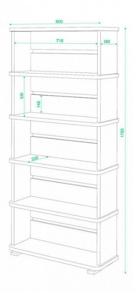 Стеллаж СБ-25/5 в Североуральске - severouralsk.mebel24.online | фото 2