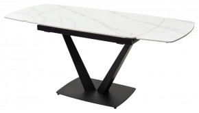 Стол ALATRI 120 MATT WHITE MARBLE SOLID CERAMIC / BLACK, ®DISAUR в Североуральске - severouralsk.mebel24.online | фото 10