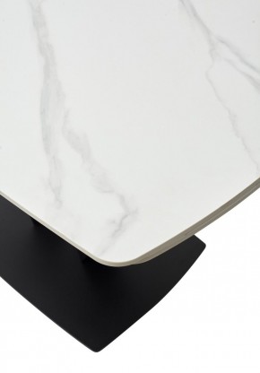 Стол ALATRI 120 MATT WHITE MARBLE SOLID CERAMIC / BLACK, ®DISAUR в Североуральске - severouralsk.mebel24.online | фото 11
