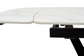 Стол ALATRI 120 MATT WHITE MARBLE SOLID CERAMIC / BLACK, ®DISAUR в Североуральске - severouralsk.mebel24.online | фото 5