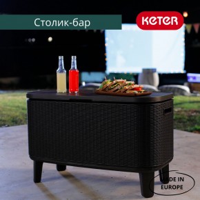 Стол Беви Бар (Bevy Bar Large Cool Bar), коричневый в Североуральске - severouralsk.mebel24.online | фото 4