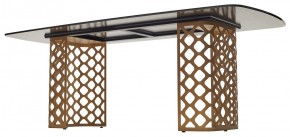 Стол CHIAVARI 220 KL-188 Контрастный мрамор матовый, итальянская керамика / Шампань, ®DISAUR в Североуральске - severouralsk.mebel24.online | фото 5