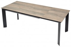 Стол CREMONA 180 KL-61 Под дерево, итальянская керамика / черный каркас, ®DISAUR в Североуральске - severouralsk.mebel24.online | фото 2