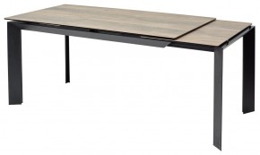Стол CREMONA 180 KL-61 Под дерево, итальянская керамика / черный каркас, ®DISAUR в Североуральске - severouralsk.mebel24.online | фото 7