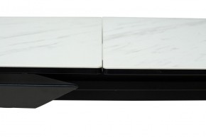 Стол CREMONA 180 KL-99 Белый мрамор матовый, итальянская керамика / черный каркас, ®DISAUR в Североуральске - severouralsk.mebel24.online | фото 12