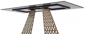 Стол ENNA 220 KL-188 Контрастный мрамор матовый, итальянская керамика/ каркас цвета шампань, ®DISAUR в Североуральске - severouralsk.mebel24.online | фото 12