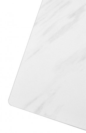 Стол FONDI 180 MARBLES KL-99 Белый мрамор матовый, итальянская керамика/ черный каркас, ®DISAUR в Североуральске - severouralsk.mebel24.online | фото 6