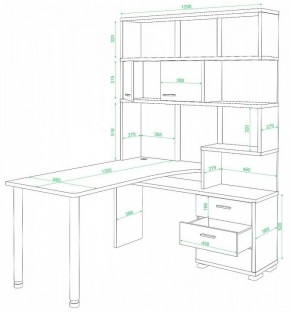 Стол компьютерный Домино нельсон СР-420/130 в Североуральске - severouralsk.mebel24.online | фото 2