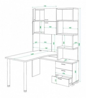 Стол компьютерный Домино нельсон СР-500М140 в Североуральске - severouralsk.mebel24.online | фото 3