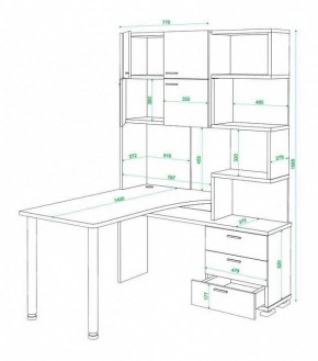 Стол компьютерный Домино нельсон СР-500М140 в Североуральске - severouralsk.mebel24.online | фото 3