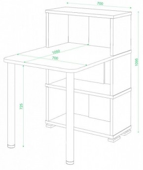 Стол компьютерный Домино СБ-10М/3 в Североуральске - severouralsk.mebel24.online | фото 2