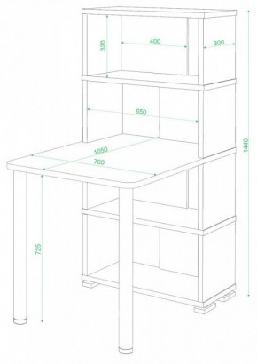 Стол компьютерный Домино СБ-10М/4 в Североуральске - severouralsk.mebel24.online | фото 2