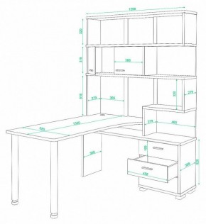 Стол компьютерный Домино СР-420/130 в Североуральске - severouralsk.mebel24.online | фото 2