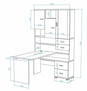 Стол компьютерный Домино СР-620/140 в Североуральске - severouralsk.mebel24.online | фото 3