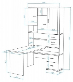 Стол компьютерный Домино СР-620/180 в Североуральске - severouralsk.mebel24.online | фото 2