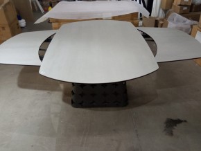 Стол LORENS 150 TL-58 поворотная система раскладки, испанская керамика / Темно-серый, ®DISAUR в Североуральске - severouralsk.mebel24.online | фото 2
