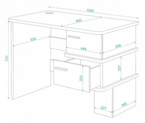 Стол письменный Домино СД-15 в Североуральске - severouralsk.mebel24.online | фото 2