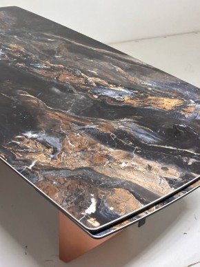 Стол ПУАНТО 200 TITANIUM LAWA NERO, керамика / МЕДЬ каркас М-City в Североуральске - severouralsk.mebel24.online | фото 6