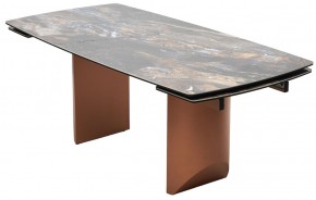 Стол ПУАНТО 200 TITANIUM LAWA NERO, керамика / МЕДЬ каркас М-City в Североуральске - severouralsk.mebel24.online | фото 8
