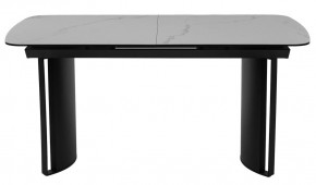 Стол RASMUS 160 TL-45 Белый мрамор, испанская керамика / черный каркас, ®DISAUR в Североуральске - severouralsk.mebel24.online | фото 13