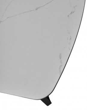 Стол RASMUS 160 TL-45 Белый мрамор, испанская керамика / черный каркас, ®DISAUR в Североуральске - severouralsk.mebel24.online | фото 6