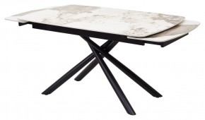 Стол RIVOLI 140 GLOSS LUXURY PANDORA SOLID CERAMIC / BLACK, ®DISAUR в Североуральске - severouralsk.mebel24.online | фото 5