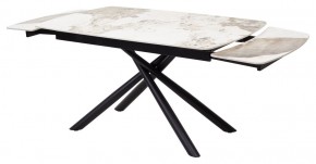 Стол RIVOLI 140 GLOSS LUXURY PANDORA SOLID CERAMIC / BLACK, ®DISAUR в Североуральске - severouralsk.mebel24.online | фото 6
