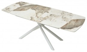 Стол RIVOLI 140 GLOSS LUXURY PANDORA SOLID CERAMIC / WHITE, ®DISAUR в Североуральске - severouralsk.mebel24.online | фото 6