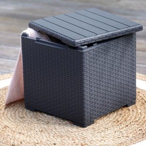 Стол с функцией хранения Виго (Vigo storage box) графит в Североуральске - severouralsk.mebel24.online | фото 1