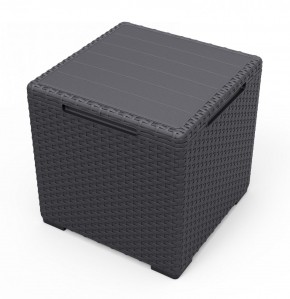 Стол с функцией хранения Виго (Vigo storage box) графит в Североуральске - severouralsk.mebel24.online | фото 2