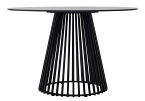 Стол TERNI 120 MATT BLACK MARBLE SOLID CERAMIC Черный мрамор матовый, керамика /Черн.каркас, ®DISAUR в Североуральске - severouralsk.mebel24.online | фото 7