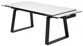 Стол VASTO 180 MARBLES KL-99 Белый мрамор матовый, итальянская керамика/ черный каркас, ®DISAUR в Североуральске - severouralsk.mebel24.online | фото 6