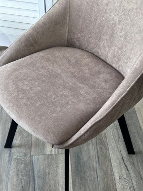 Стул CASA, 360 град. поворот. B5 Капучино, велюр / черный каркас,М-City в Североуральске - severouralsk.mebel24.online | фото 3