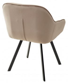 Стул GALE 360 град. поворот. BLUVEL-40 BEIGE, велюр/ черный каркас, М-City в Североуральске - severouralsk.mebel24.online | фото 4