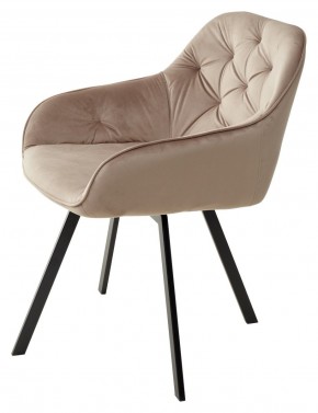 Стул GALE 360 град. поворот. BLUVEL-40 BEIGE, велюр/ черный каркас, М-City в Североуральске - severouralsk.mebel24.online | фото 5
