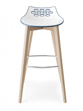 Стул JAM W CB/1487, ash.P12 smoke/ P799-P12P WHITE/ GLOSSY SKY BLUE в Североуральске - severouralsk.mebel24.online | фото