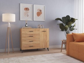 СВЕТЛАНА LOFT Комод-тумба  (дуб золотой) в Североуральске - severouralsk.mebel24.online | фото 3