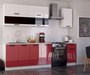 ТЕХНО-3 Кухонный гарнитур 2,0 м Компоновка №2 в Североуральске - severouralsk.mebel24.online | фото 2