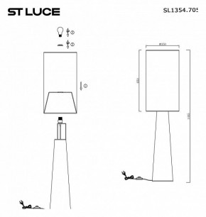 Торшер ST-Luce Jackie SL1354.705.01 в Североуральске - severouralsk.mebel24.online | фото 5
