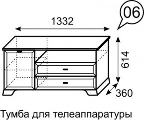 Тумба для телеаппаратуры Венеция 6 бодега в Североуральске - severouralsk.mebel24.online | фото 3