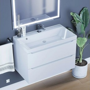 Тумба под раковину Uperwood Tanos 80 см, подвесная, белая матовая в Североуральске - severouralsk.mebel24.online | фото 10