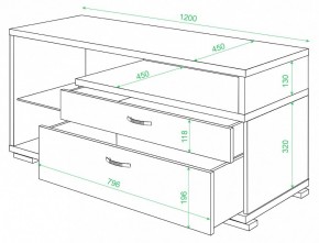 Тумба под ТВ Домино ТК-10М в Североуральске - severouralsk.mebel24.online | фото 2