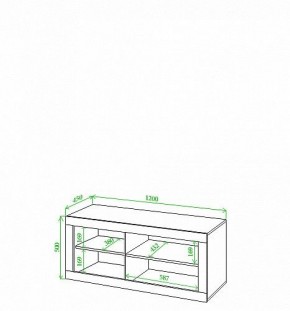 Тумба под ТВ Toivo Кон120 в Североуральске - severouralsk.mebel24.online | фото 2