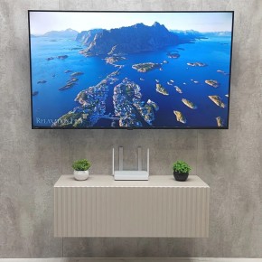 Тумба подвесная под ТВ LINES MTV3-MA 900 Бежевый (Леда-М 10.1.5) в Североуральске - severouralsk.mebel24.online | фото 3